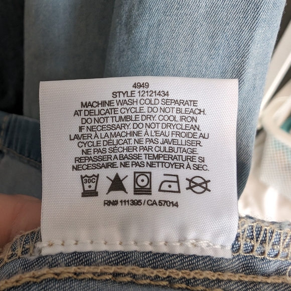 Tory Burch Light Denim Blue Belted Brigette Shirt Dress - Size 6 (M) - Picture 12 of 16